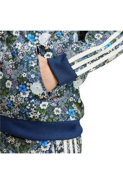 adidas  Çocuk Mavi  Ceket FIREBIRD TT JV7823 - Resim 6