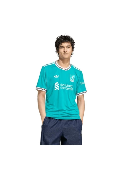 adidas Erkek  Yeşil  Forma LFC 3 JSY JV6428 - Resim 3