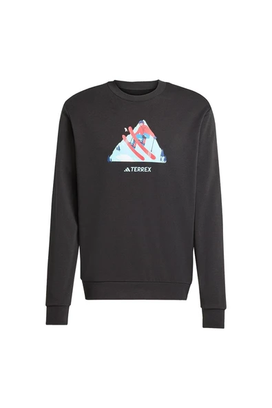 adidas Erkek  Siyah  Sweatshirt SNOW CREW KE2320 ürün görseli 1