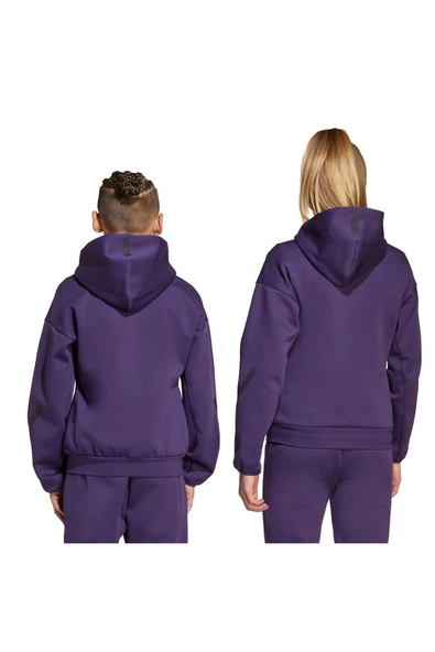 adidas Çocuk  Mor  Ceket J Z.N.E.FZ JW2426 - Resim 7