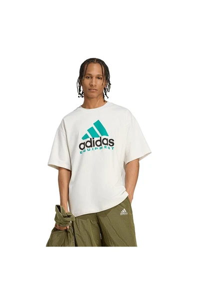 adidas  Erkek  Beyaz  T-shirt EQT TEE JW9129 - 4