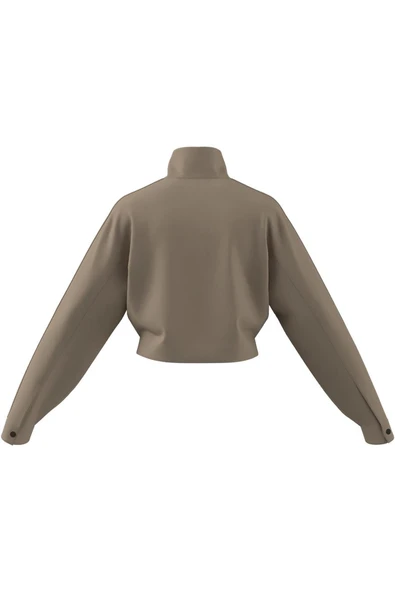 adidas  Kadın  Bej  Ceket FB CROP TT JX7600 - Resim 12