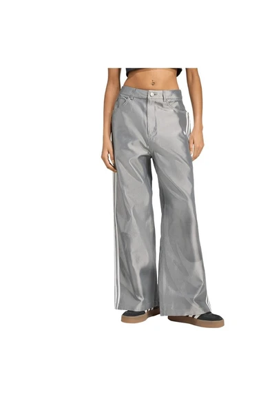 adidas Kadın  Mavi  Eşofman Altı BAGGY SHINE DNM KE9800 - Resim 2