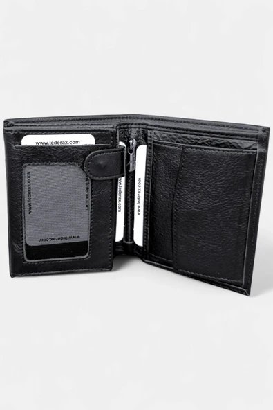 Lederax Hakiki Deri Büyük Cüzdan Bozuk Para Bölmeli LD168 - 2