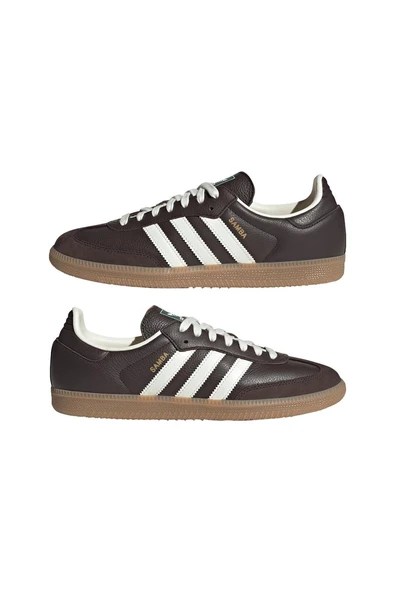 adidas Erkek  Kahverengi  Sneaker SAMBA OG JR0891 - Resim 10