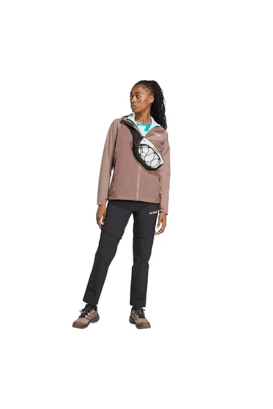 adidas Kadın  Kahverengi  Ceket W MT 2L RAIN JK JN0857 - Resim 5