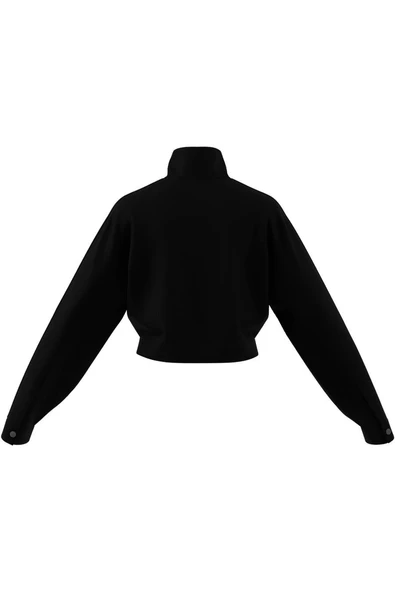 adidas Kadın  Siyah  Ceket FB CROP TT JW7267 - Resim 10