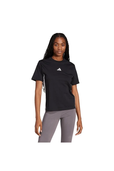 adidas  Kadın  Siyah  T-shirt W 3S SJ T JD0846 - Resim 2