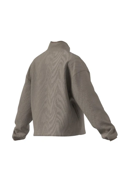 adidas Kadın  Kahverengi  Ceket AOP POLARFLEECE JX3122 - Resim 10