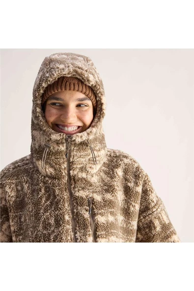 adidas Kadın  Bej  Mont aSMC PRINT FLZ JM3675 - Resim 6