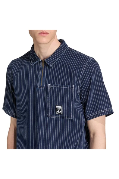 adidas Erkek  Mavi  Şort GRAPHIC LO SH JW0169 - Resim 5