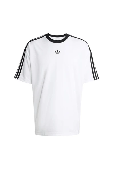 adidas Erkek  Beyaz  T-shirt JACQUARD JERSEY JW5877 ürün görseli 1