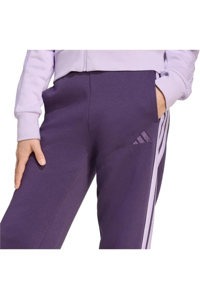 adidas Çocuk Mor Eşofman JG 3S FL TS 240 JN2439 - 8