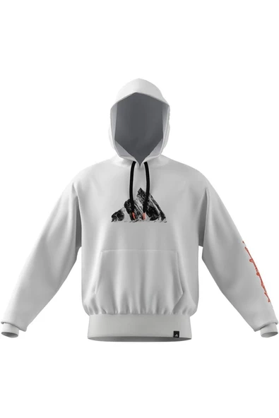 adidas  Erkek Beyaz  Sweatshirt U SNOW HD JM6364 - Resim 9
