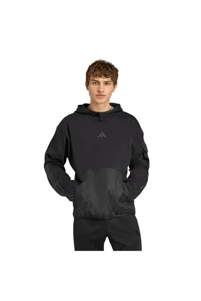 adidas Erkek  Siyah  Sweatshirt M CT UTILITY HD JM1484 - Resim 2