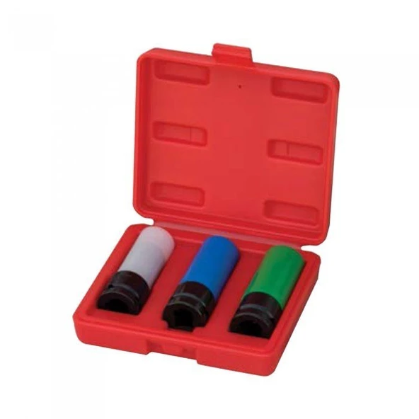 İzeltaş 1/2'' Alaşımlı Jant Lokma Takımı (3 Parça, mm) ürün görseli