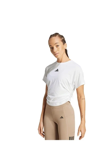 adidas Kadın Beyaz T-shirt Power Tee JX1194 - 2