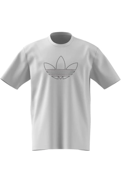 adidas Erkek  Beyaz  T-shirt STUDDED TEE JY2805 - Resim 7