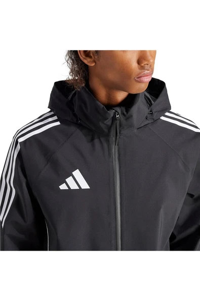 adidas Erkek  Siyah  Ceket TIRO24 RA JKT IJ7390 - Resim 9