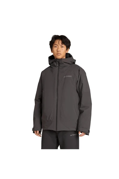 adidas  Erkek Siyah  Mont XPL GD 3IN1 JV8699 - Resim 2