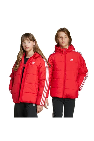 adidas Çocuk Kırmızı Mont PADDED JACKET JW1108 - 8