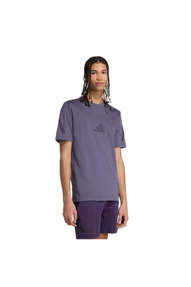 adidas Erkek  Mor  T-shirt M Z.N.E. TEE JW4740 - Resim 4