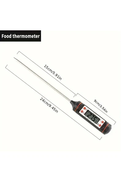 NACTUMU Dijital Gıda Termometresi, Süt, Et, Yoğurt Mayalama ve Mama Derecesi Ölçer - 5