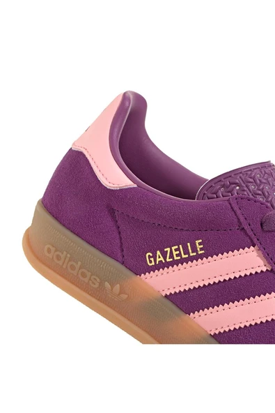 adidas Çocuk  Mor  Sneaker GAZELLE INDOOR J JP8766 - Resim 8