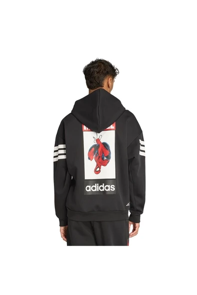 adidas Erkek  Siyah  Sweatshirt M HOO JL7974 - Resim 3