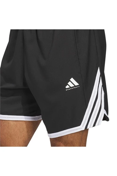 adidas Erkek  Siyah  T-shirt CRAZYLITE SHORT JN0328 - Resim 7