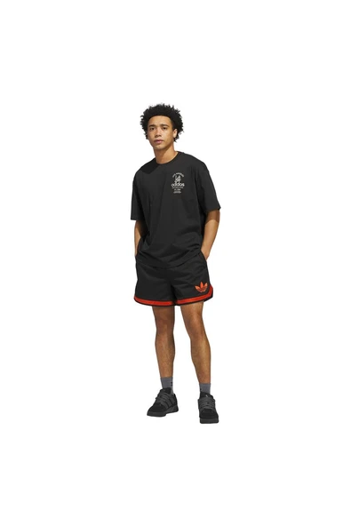 adidas  Erkek  Siyah  T-shirt ASD FASTBRK TEE JW6644 - Resim 6