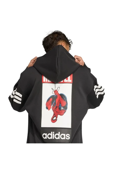 adidas Erkek  Siyah  Sweatshirt M HOO JL7974 - Resim 5