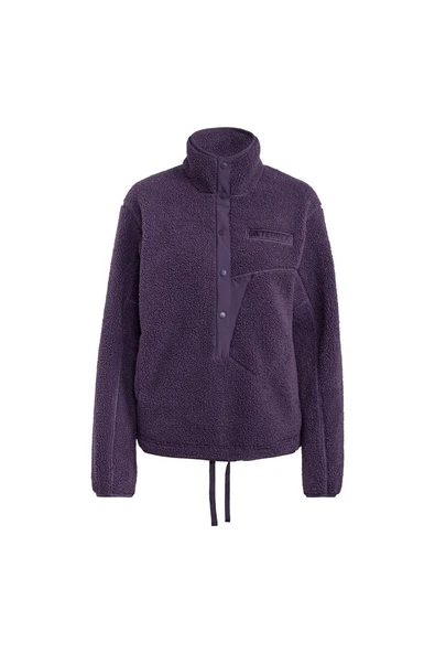 adidas  Kadın Mor  Ceket W XPL PILE SNAP JN0930 ürün görseli 1