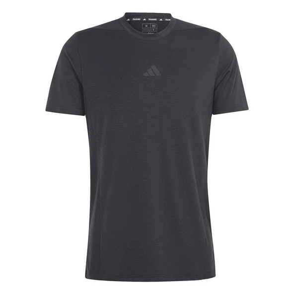 adidas  Erkek Siyah  T-shirt D4T TEE IK9725 - Resim 4