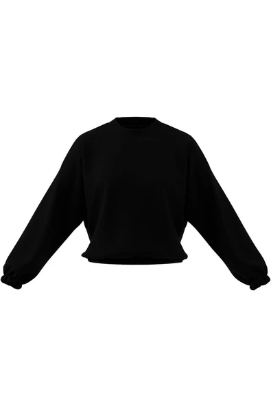 adidas Kadın  Siyah  Sweatshirt MOTION ES COVER JM4488 - Resim 7