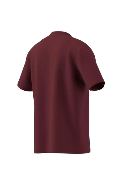 adidas  Erkek Bordo  T-shirt GRAPHIC LO SS T JX8175 - Resim 8