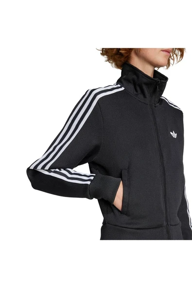 adidas Kadın  Siyah  Ceket FIREBIRD TT JY2613 - Resim 6