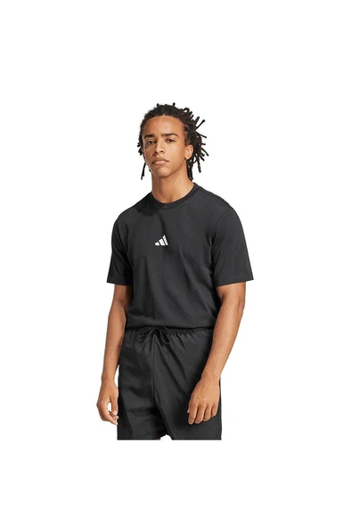 adidas  Erkek  Siyah  T-shirt M SL SJ T JE9024 - Resim 3