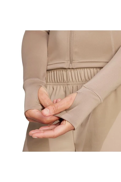 adidas  Kadın  Kahverengi  Ceket WE ZP THRU JKT JW2815 - Resim 6