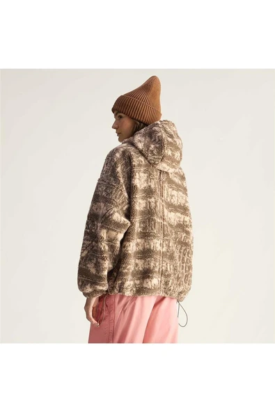 adidas Kadın  Bej  Mont aSMC PRINT FLZ JM3675 - Resim 5