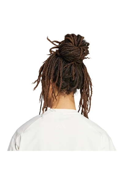 adidas  Erkek  Beyaz  T-shirt M DOG FTBALL T JL9234 - Resim 6