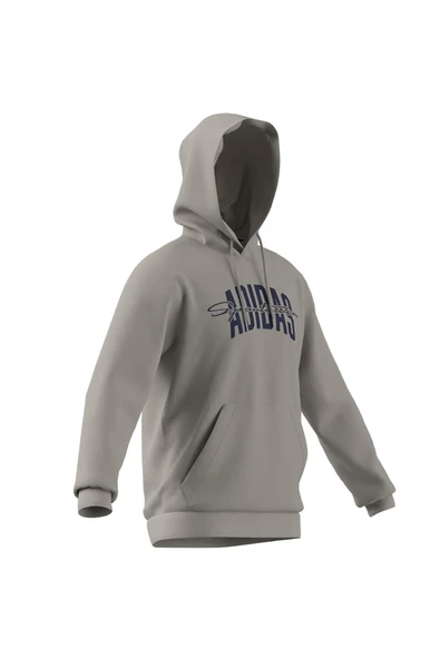 adidas  Erkek  Bej  Sweatshirt M COLLEGIATE HD JM6424 - Resim 8