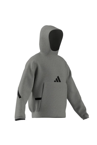 adidas  Erkek  Gri  Sweatshirt M Z.N.E. HD JE3070 - Resim 10