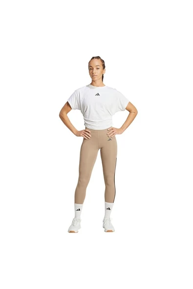 adidas Kadın Beyaz T-shirt Power Tee JX1194 - 5