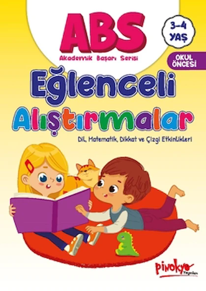 ABS 3-4 Yaş Eğlenceli Alıştırmalar / Buçe Dayı / Pinokyo Yayınları / 9786056964688 ürün görseli