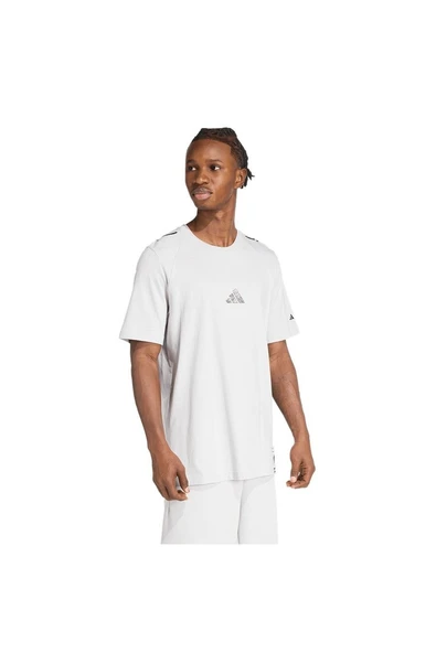 adidas  Erkek  Gri  T-shirt M T-S JL7963 - Resim 4