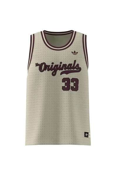 adidas  Erkek  Bej  T-shirt OG Jersey JM9953 - Resim 10