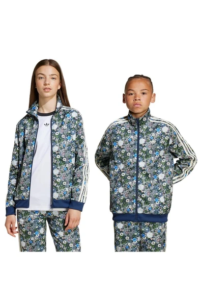 adidas  Çocuk Mavi  Ceket FIREBIRD TT JV7823 - Resim 8