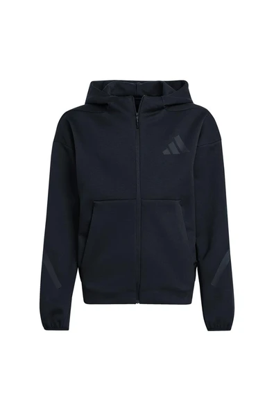 adidas Çocuk  Siyah  Ceket J Z.N.E.FZ JF2847 - Resim 2