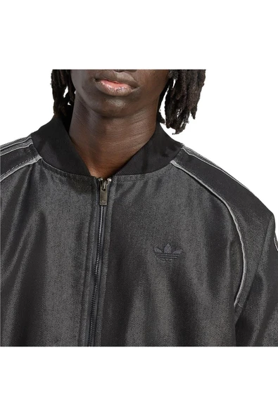 adidas Erkek  Siyah  Ceket DENIM JKT JY2796 - Resim 6